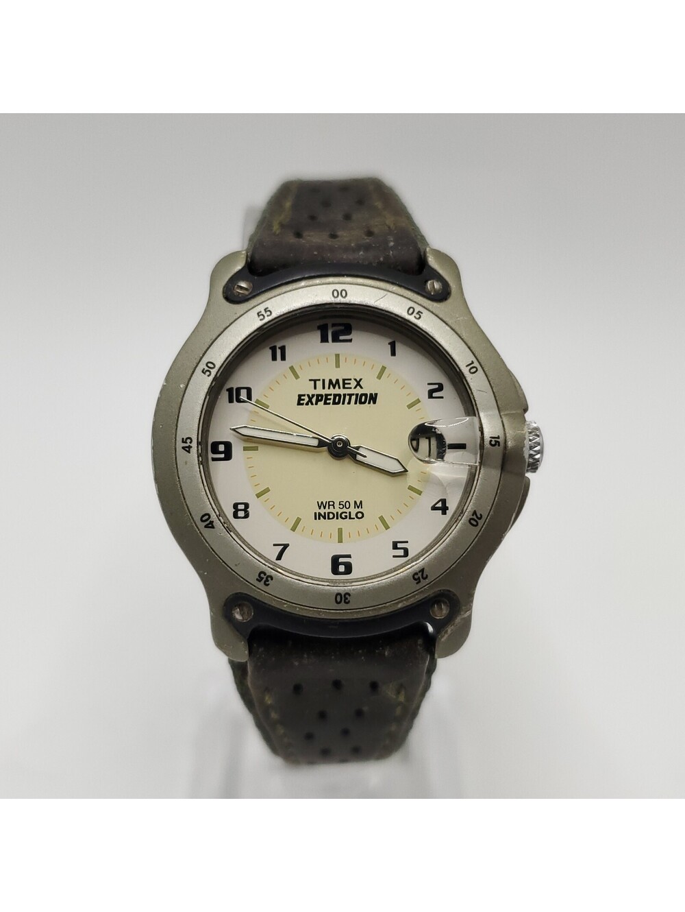 Timex Expedition Indiglo Cyclops Crystal Womens Watch 30mm New Battery